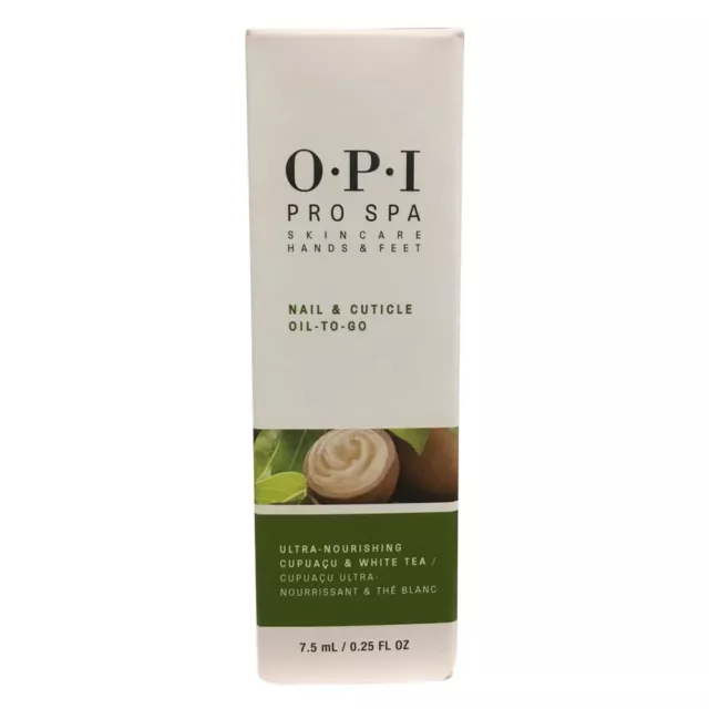 OPI PRO SPA Nail & Cuticle Oil-to-go 7,5 ml in scatola MAGAZZINO REGNO UNITO