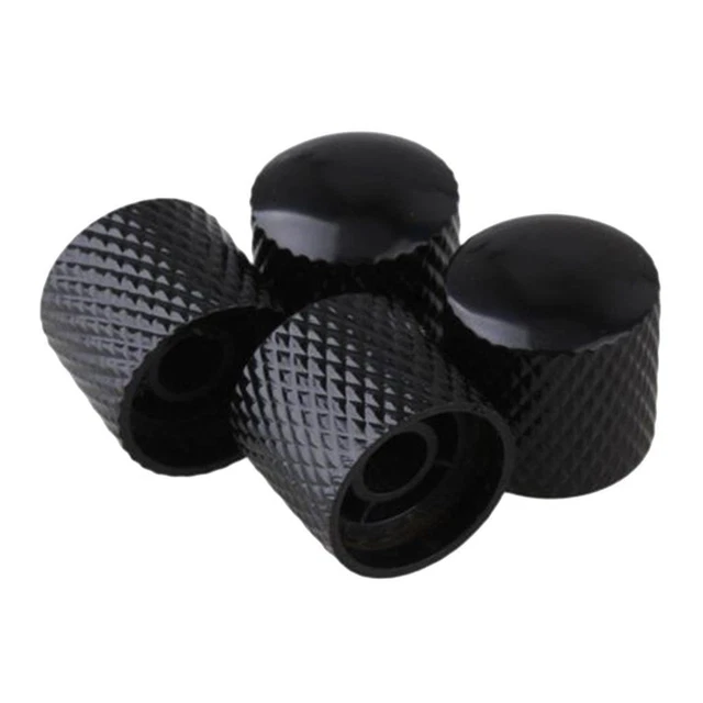 4pcs Boutons De Contrôle De Tonalité De Volume De Basse De Guitare électrique