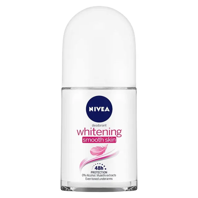 RSGL NIVEA Whitening Smooth Skin Deodorant Roll On for Women, 50ml/1.6 fl.oz