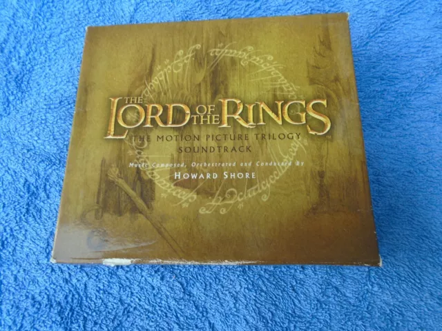 Lord of the Rings Trilogy: Soundtrack Box Set 3 CDs Howard Shore OST music score