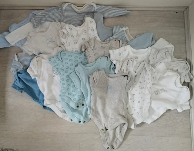 tiny baby boy clothes bundle