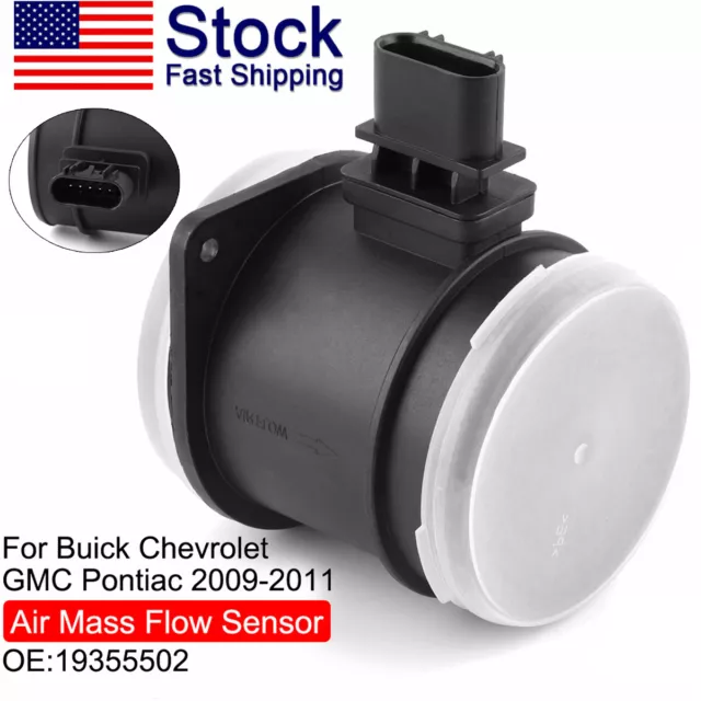 OEM#19355502 Mass Air Flow Sensor For Buick Chevrolet GMC Pontiac 2009-2011 USA