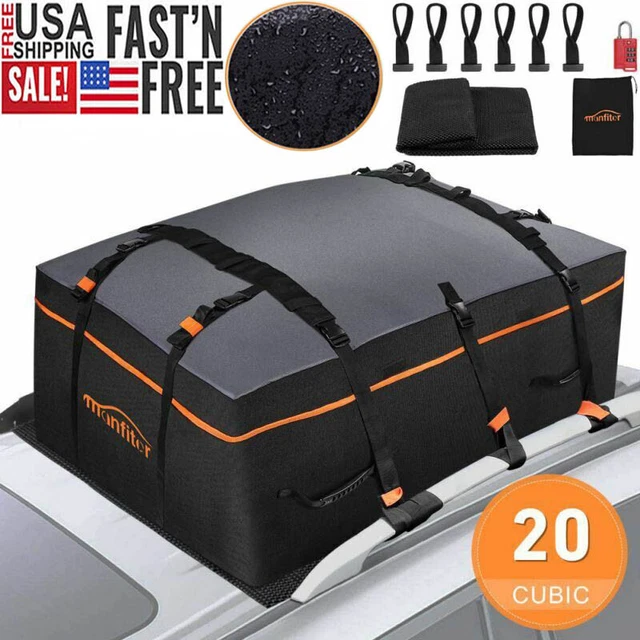 UNIVERSAL CAR ROOF Top Rack Cargo Bag Storage Luggage Carrier Travel