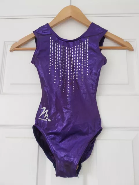 Milano shiny purple leotard size 28