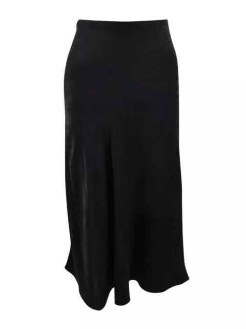 Bar III Women's Shimmer Midi Skirt (L, Black)