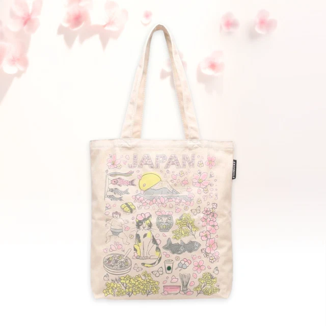 STARBUCKS JAPAN SAKURA 2024 Cherry Blossom Been There Series Tote Bag