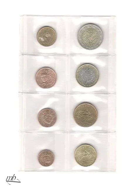 Frankreich  Euro-KMS 1999-2002 /1 Cent-2 Euro/  889