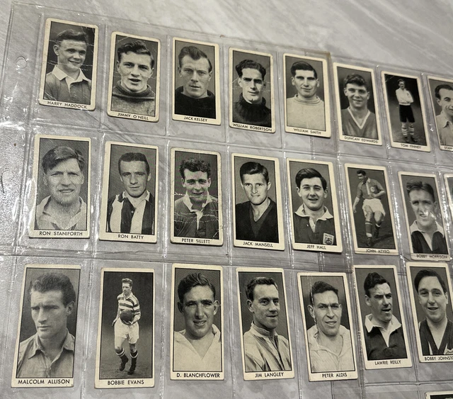 D C Thomson Adventure Hotspur Set 48 Fussballsterne 1957. 2
