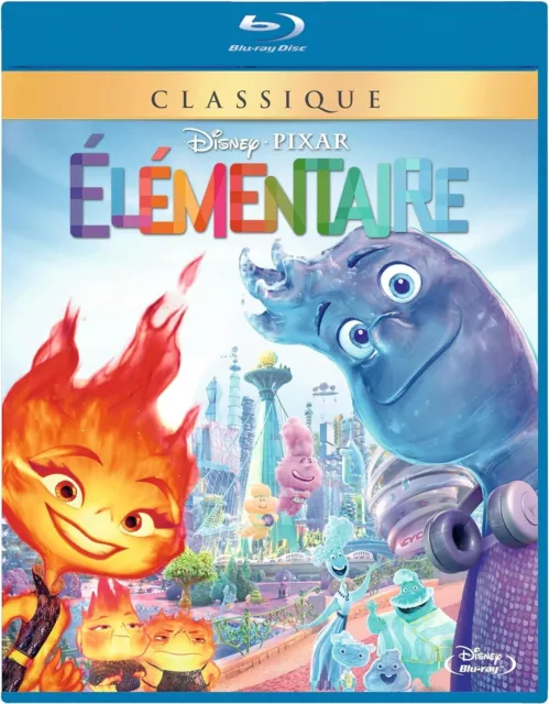 ELEMENTAIRE - Disney PIXAR N° 133 - BLU RAY NEUF SOUS BLISTER