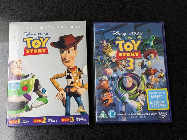 TOY STORY 1-3 DVD Collection (Ultimate Toy Box Collection 3 Disc & Toy ...