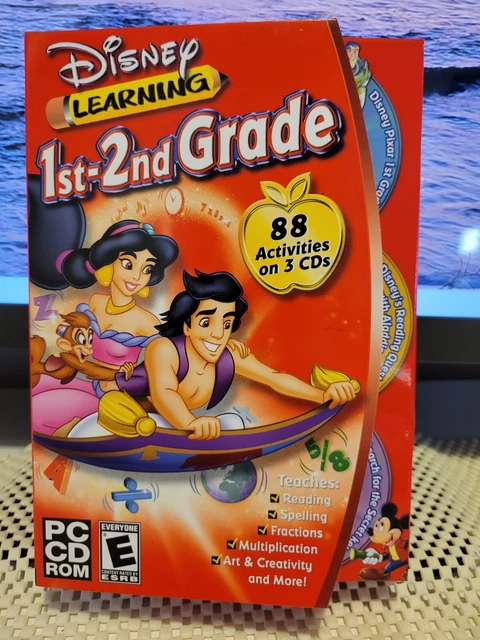 DISNEY LEARNING: 1ST-2ND Grade (PC, 2004) NEW, Sealed $3.99 - PicClick