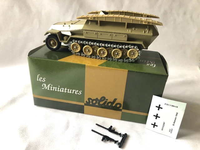 L'Hanomag Sd.Kfz 251 Sable Porte Projecteur En Miniature De Solido Au 1 50e 7713