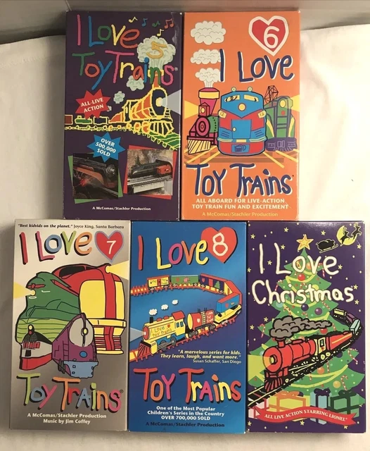 I LOVE TOY Trains VHS LOT 58 And I Love Christmas TM Books VIDEO
