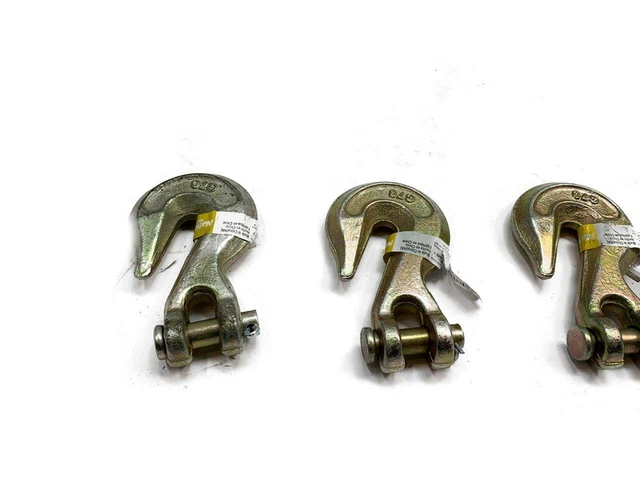 Lot of 3 Qty National Hardware N282-079 Clevis Grab Hook NEW FREE FAST SHIP