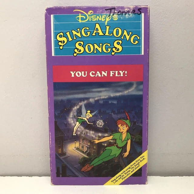 DISNEY SING ALONG Songs You Can Fly VHS Video Tape BUY 2 GET 1 FREE