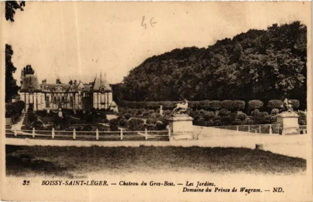 CPA AK BOISSY-SAINT-LEGER Chateau du Gros-Bois Les Jardins (600134)