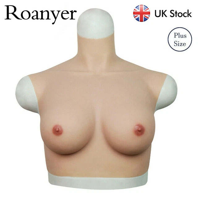 thumbnail image 2 of Roanyer S Cup Silicone Breast Forms – Full Coverage, Medical Silicone – For Crossdressers, Transgender, Cosplay 2 of 3
