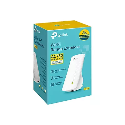 TP-LINK RE200 RIPETITORE WiFi WIRELESS, VELOCITA' DUAL BAND AC750, WIFI EXTEN...