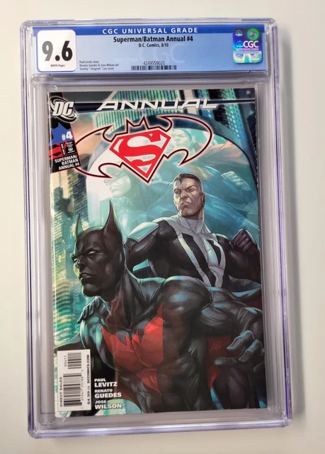 Superman Batman Annual 4 CGC 9.6 New Slab  Batman Beyond 1st print Artgerm cover