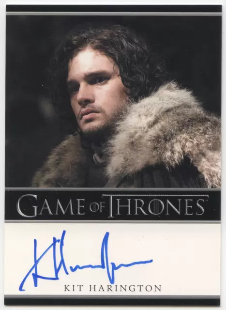 Game of Thrones Season 1 Autograph Kit Harington Jon Snow