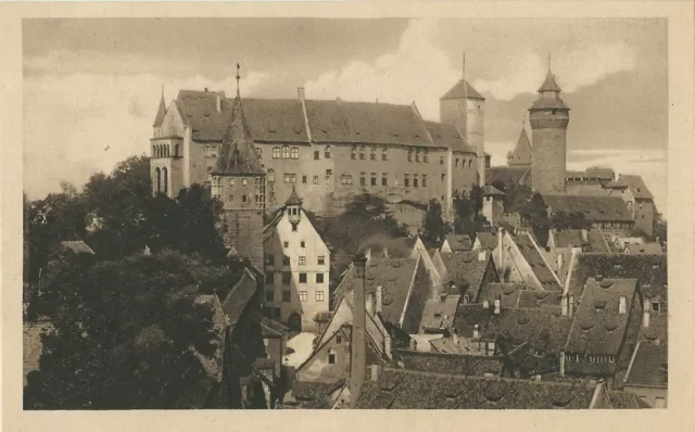 alte sw AK Nürnberg, Burg von Süden, (1049)