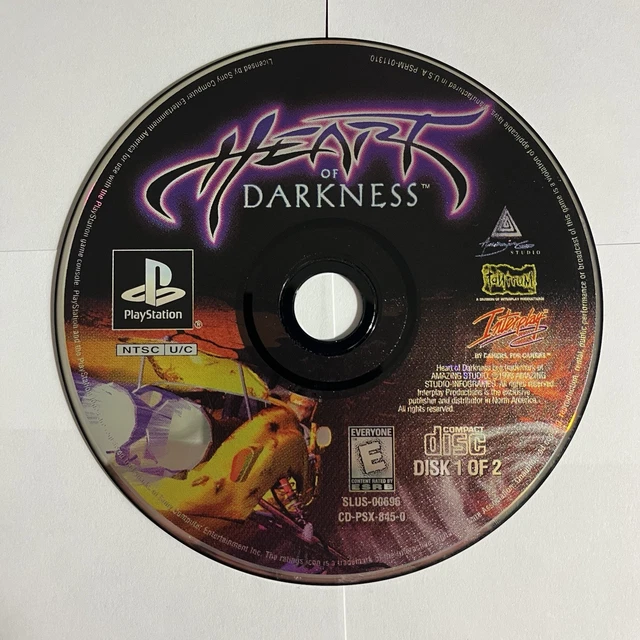 Reprise jeux vidéo PlayStation 1 (PS1) Heart of Darkness PlayStation 1 (PS1