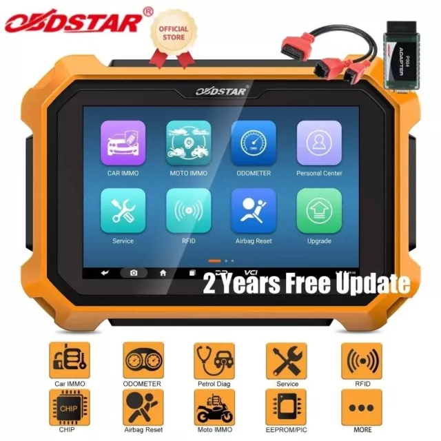 OBDSTAR X300 DP Plus X300 PAD2 C Package Full Get Free FCA 12+8 Adapter & P004