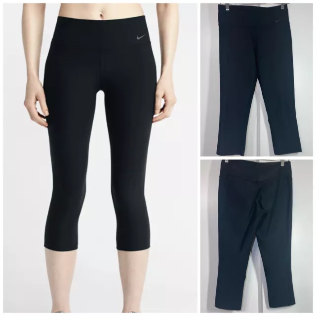 Nike Dri-Fit Ten Less Plastic Bottles One Legendary Cropped Leggings Size Small