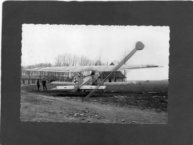 K15) Foto Flugzeug Doppeldecker Jasta Kennung Feldflugzeug .