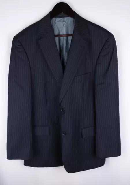 HUGO BOSS Men Blazer Jacket Super 120 Wool Casual Business Formal Black size 52