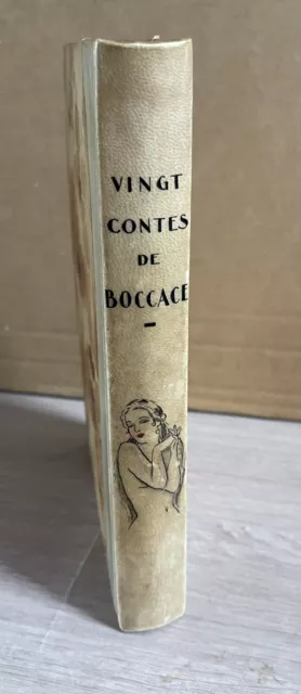 Vingt Contes de Boccace. Illustrations Brunelleschi. Numéroté Demi Velin Curiosa