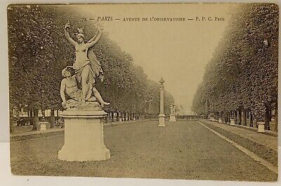 Paris Avenue De L'Observatoire  RPPC Carte Postale Postcard