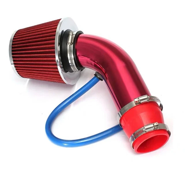 76mm 3" Car Cold Air Intake Filter Induction Alumimum Pipe Power Flow Hose Clamp