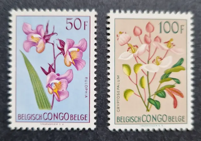 Belgium Congo ^ SG316 & 317 Key Values MNH