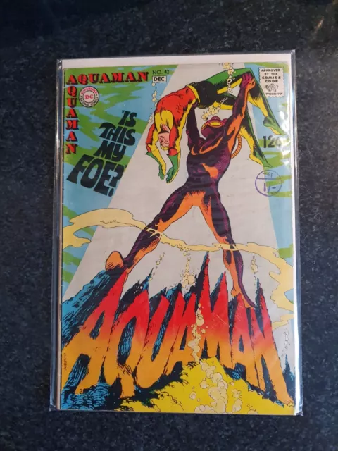 Aquaman 42 Classic Silver Age Cover. Early Black Manta