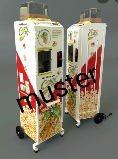 Popcornautomat Münzeinwurf Popcornmaschine Popcorn Münzautomat Verkaufsautomat