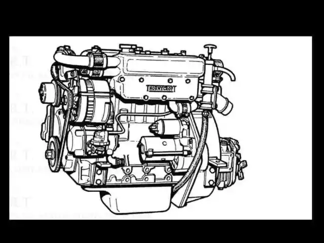 THORNYCROFT MARINE ENGINE MANUALs 85pg for Diesel Boat Engine Repair & Service