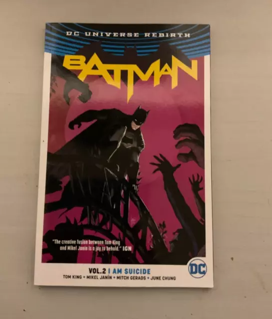 DC Universe Rebirth Batman I Am Suicide Graphic Novel DC Comics Vol 2