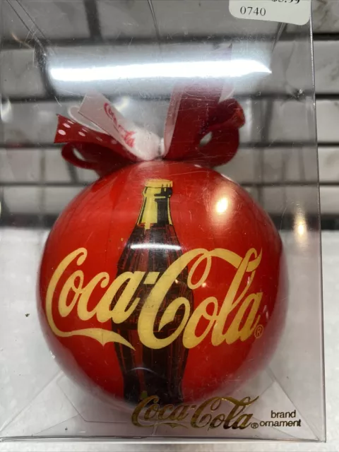 Vintage 1993 Coca-Cola Bulb Style Christmas Ornament #517682