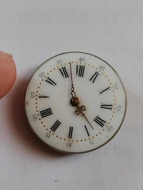 Mécanisme Ancien De Montre à Gousset - À Réviser Ou Pour Pièces - Réf 7-37/P9/10
