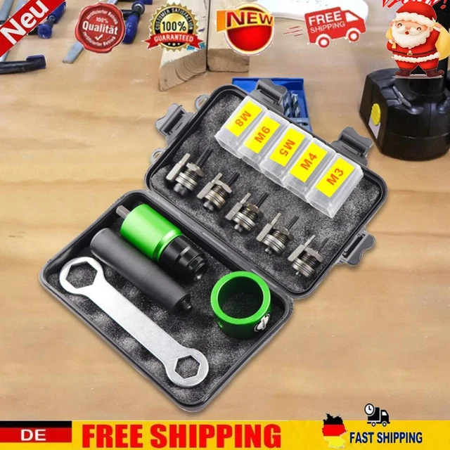 Electric Rivet Gun Self-Lock Rivet Nut Gun for Electric Drill Supplies