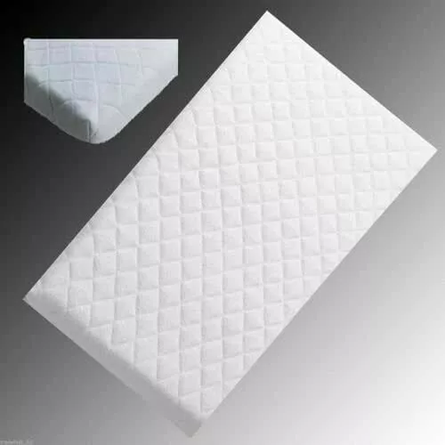 TUTTI Bambini Replacement Crib Mattress CoZee Bedside 80.5x51x5 cm Quilted UK
