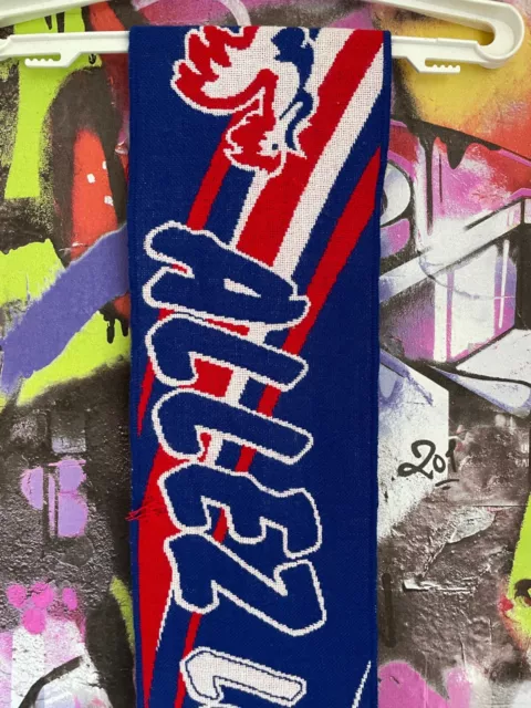 France National Football Team FFF Soccer Scarf Vintage Retro 90s Length 139 cm 3