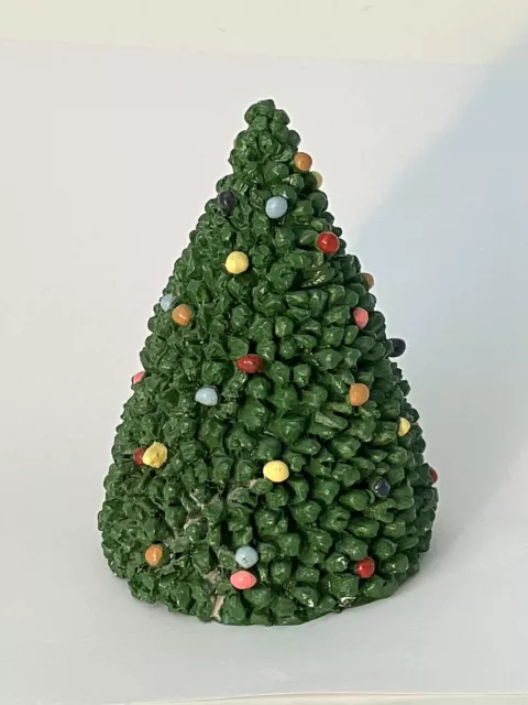 Vintage Enesco North Pole Village *Christmas Tree* 3 1/2" Tall Sandy Zimnicki