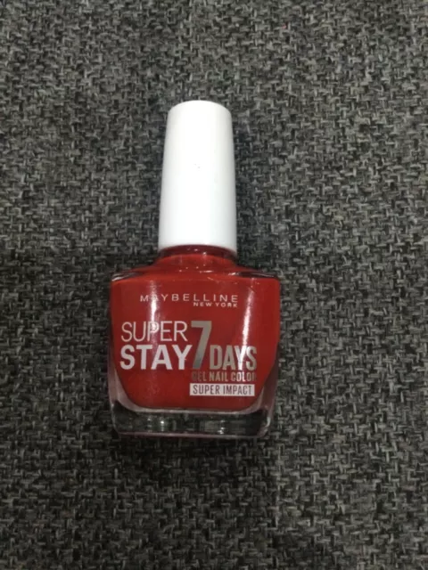 MAYBELLINE FOREVER STRONG Superstay 7 Days Gel Nail Polish - Non-Stop  Orange 884 £3.50 - PicClick UK