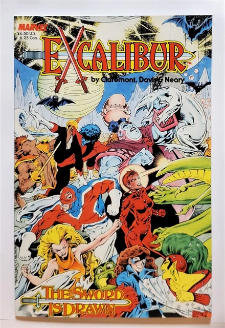 Excalibur: The Sword Is Drawn #1 3rd printing (Dec 1989, Marvel) 9.0 VF/NM
