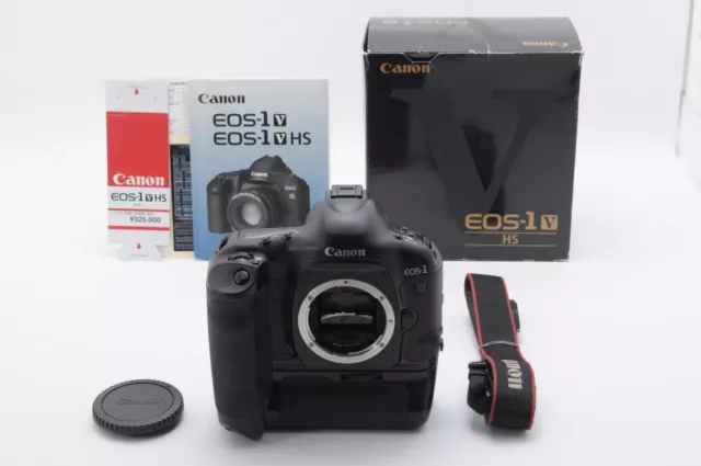 Count 043 【Top Mint in Box】 Canon EOS-1V HS 35mm Film Camera Body PB-E2 Japan