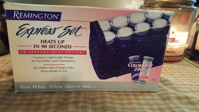 Remington Express Set 10 Travel pack 5 Large 05 Medium Heated Rollers Curlers