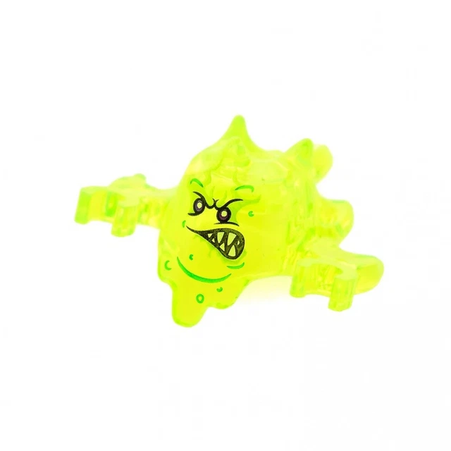 1x Lego Figurine ninjago Skreemer Tête Masque Fluo Vert Bouche Tordus 70735