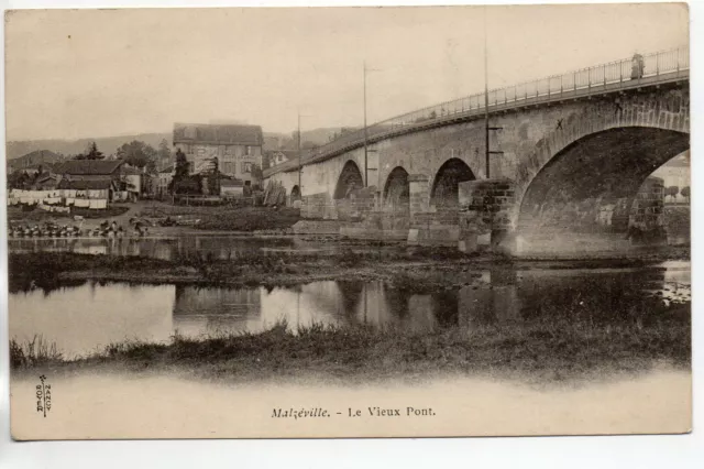MALZEVILLE - Meurthe and Moselle - CPA 54 - the old bridge
